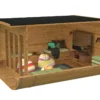 Camping Oval | 28/42 mm | Thermowood | 400 x 405 x 233 cm - Afbeelding 5