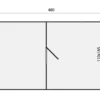 Camping POD 480 | 28 mm | vuren onbehandeld | 480 x 240 x 230 cm - Afbeelding 5