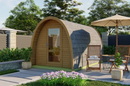 Sauna POD Tolva | 396 x 230 cm | 42 mm | Thermowood