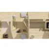 Sauna POD Tolva | 480 x 230 cm | 38 mm | onbehandeld - Afbeelding 5