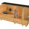 Sauna cube Rovaniemi | 390 x 219 cm | 42 mm | Thermowood - Afbeelding 5