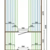 Sauna cube Rovaniemi | 390 x 219 cm | 42 mm | Thermowood - Afbeelding 6