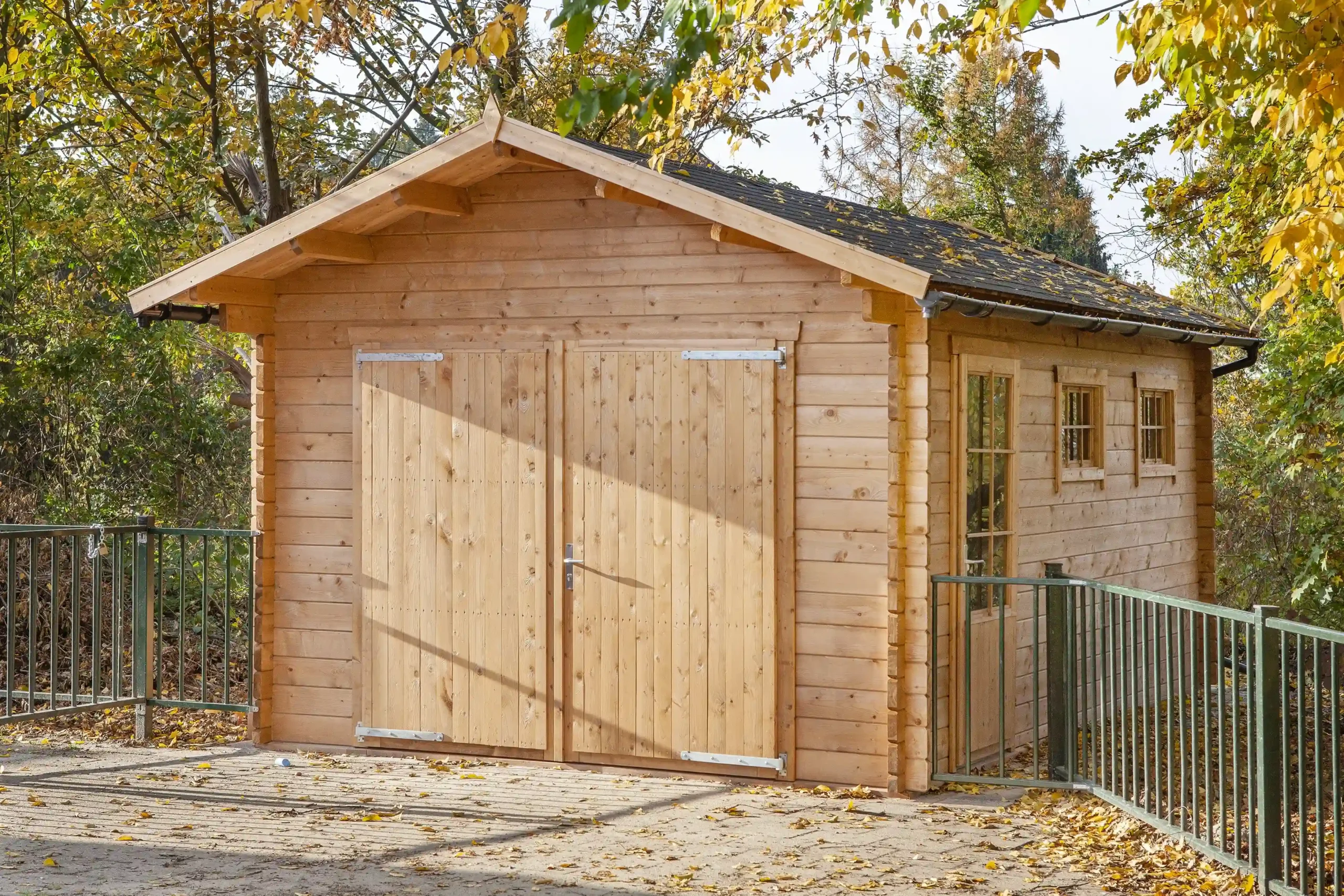 Garage Geir | 44 mm | 360 x 540 x 296 cm | vuren - Afbeelding 2