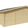 Blokhut - Tuinhuis Manchester | zadeldak | 58 mm | 594 x 440 x 263 cm | vuren - Afbeelding 5