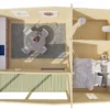 Blokhut - Tuinhuis Ollie | zadeldak | 70 mm | 731 x 498 x 283 cm | vuren - Afbeelding 5