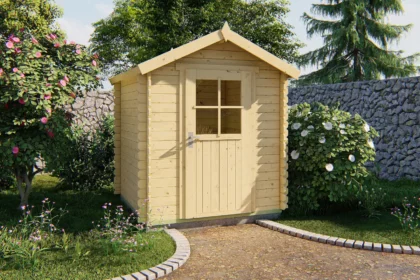 Blokhut - Tuinhuis Richard | zadeldak | 28 mm | 200 x 200 x 222 cm | vuren