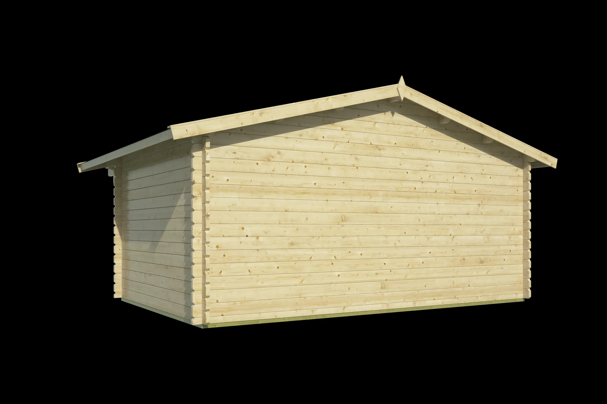 Blokhut - Tuinhuis Rika | zadeldak | 44 mm | 500 x 320 x 263 cm | vuren - Afbeelding 3