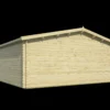Blokhut - Tuinhuis Tova | zadeldak | 44 mm | 595 x 500 x 263 cm | vuren - Afbeelding 3