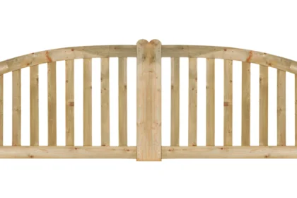 Toegangspoort de Luxe grenen groen geïmpregneerd 80>100 x 150 x 4 cm