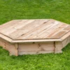 Zandbak Zeskant met deksel 152 x 175 x 30 cm - Afbeelding 2