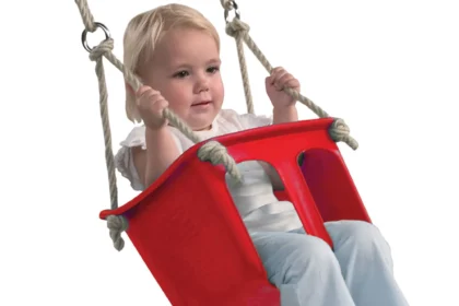 Speelgarnituur Babyschommel kunststof rood