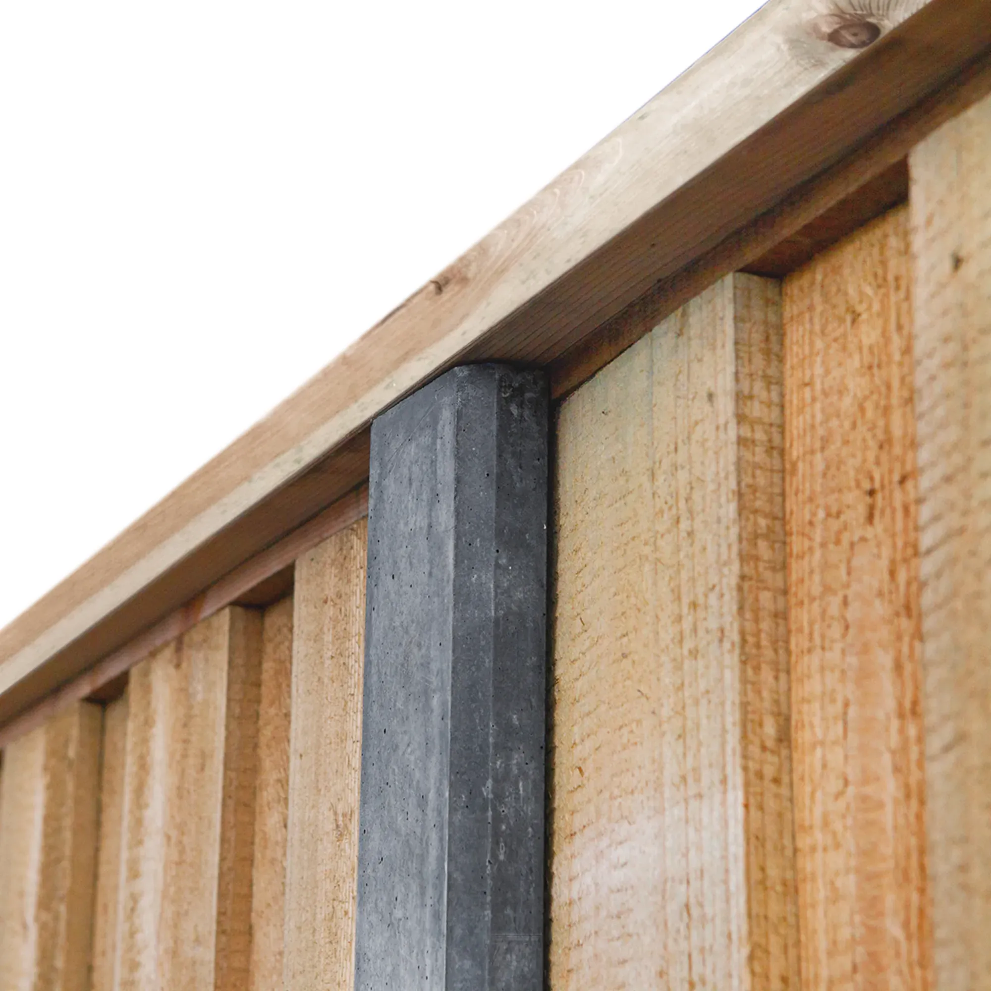 Midden-Europees grenen ligger, groen geïmpregneerd, geschaafd, ronde hoeken, 3.5 x 11.5 x 400 cm - Afbeelding 2