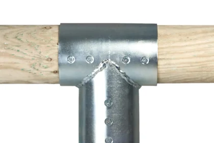 Gegalvaniseerde verbindingsstukken ø10 cm 3-weg (set per 2)