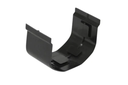 Kunststof minigoot Gootverbindingsstuk 65 mm zwart