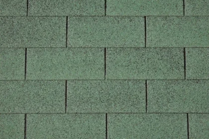 Dakshingles - Bitumen - recht groen - pak 3 m²