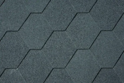 Dakshingles - Bitumen - hexagonaal zwart - pak 3 m²