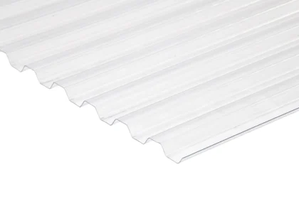 Dakplaat doorzichtig/helder D0,8 mm x L260 x B109 cm