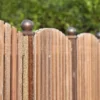 Paalornament hout Bol/plaat 8,0 x 8,0 cm - Afbeelding 2