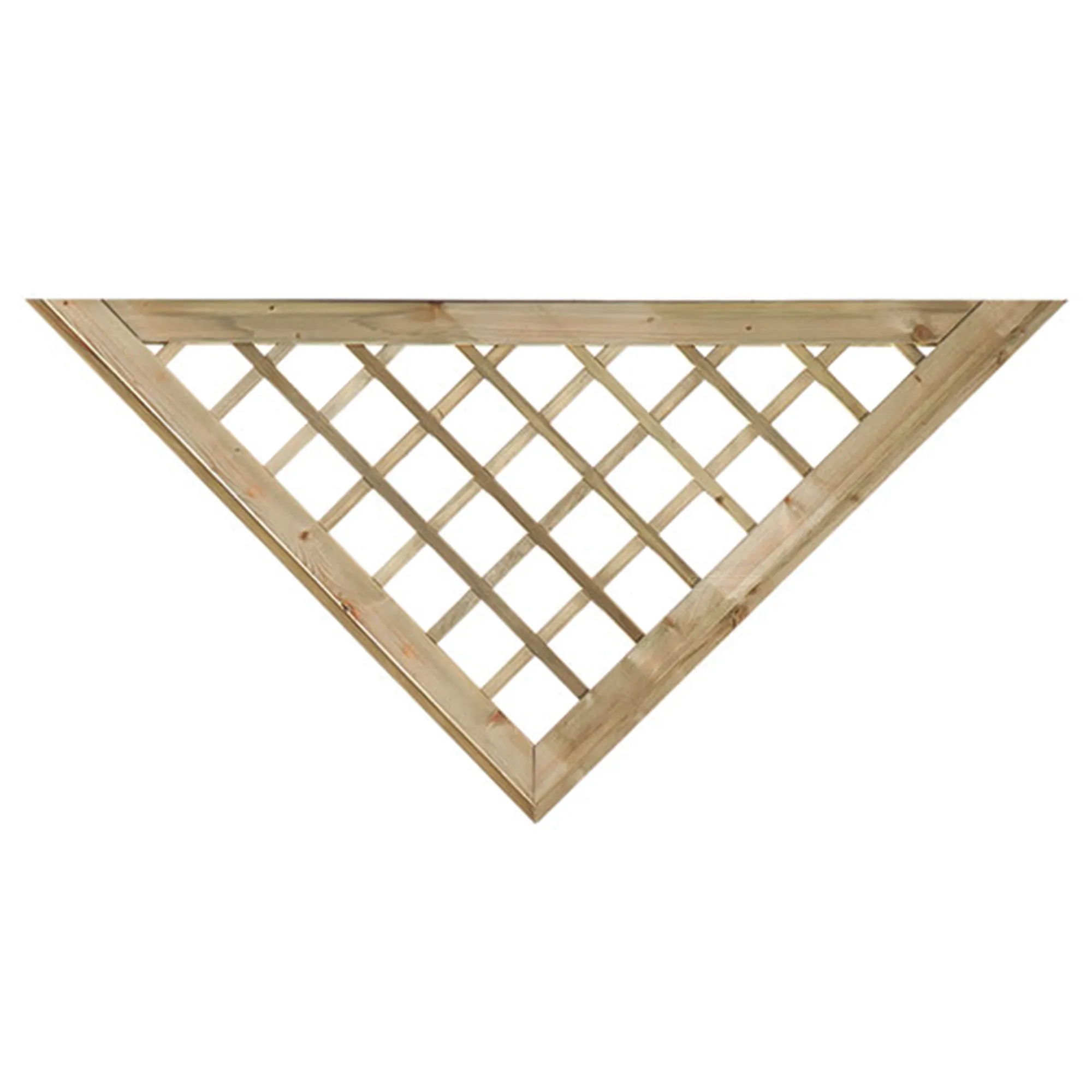 Inzet V-kader grenen groen geïmpregneerd voor recht 16 mm tuinscherm B160 x H80 cm | 4.8 x 80 x 160 cm