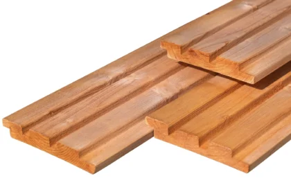 Red Class Wood tripleprofiel, gedroogd 2,2 x 14,0 cm