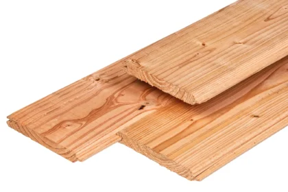 DHZ Veranda dakbeschot geschaafd douglas 2 zijden vellingkant 1.8 x 400 x 300 cm