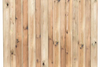 Tuinscherm grenen groen geïmpregneerd 17-planks (15 + 2) Coevorden | 180 x 180 cm