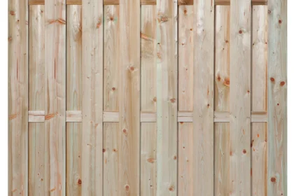 Tuinscherm grenen groen geïmpregneerd, 15-planks Den Haag | 180 x 180 cm