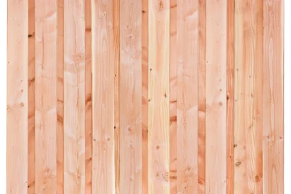 Tuinscherm Douglas, fijnbezaagd 21-planks (19 +2) Sölden | 180 x 180 cm