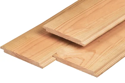 Douglas wisselsponning 1 zijde geschaafd, 1 zijde fijnbezaagd, 1.8 x 19.5 cm