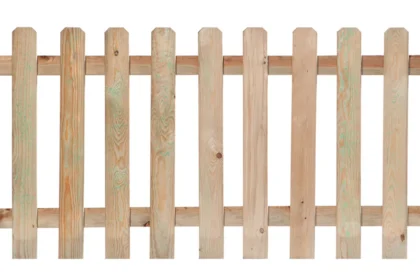 Tuinhek grenen groen geïmpregneerd recht 180 cm