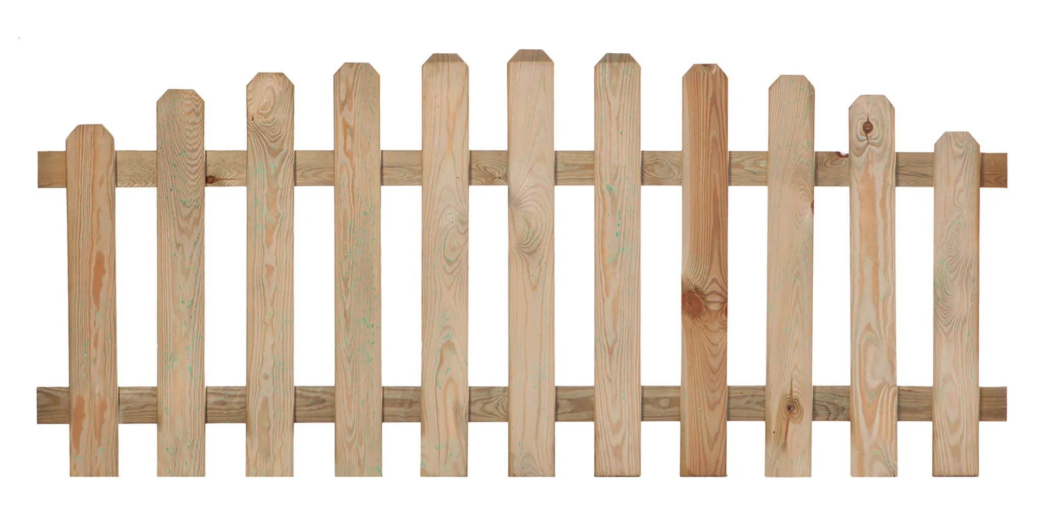 Tuinhek grenen groen geïmpregneerd toog 180 x 60 cm