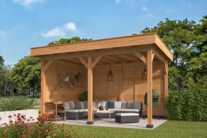 Oslo L type 2 douglas gedroogd potdekselplank 470 x 371 x 272 cm