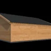 Bergen XL Type 4 Douglas Gedroogd Potdekselplank 675 x 418 x 326 cm - Afbeelding 3