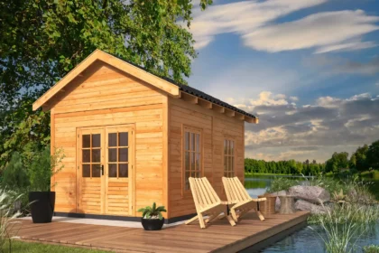 Hamar L Type 4 Douglas Gedroogd Potdekselplank 475 x 395 x 338 cm