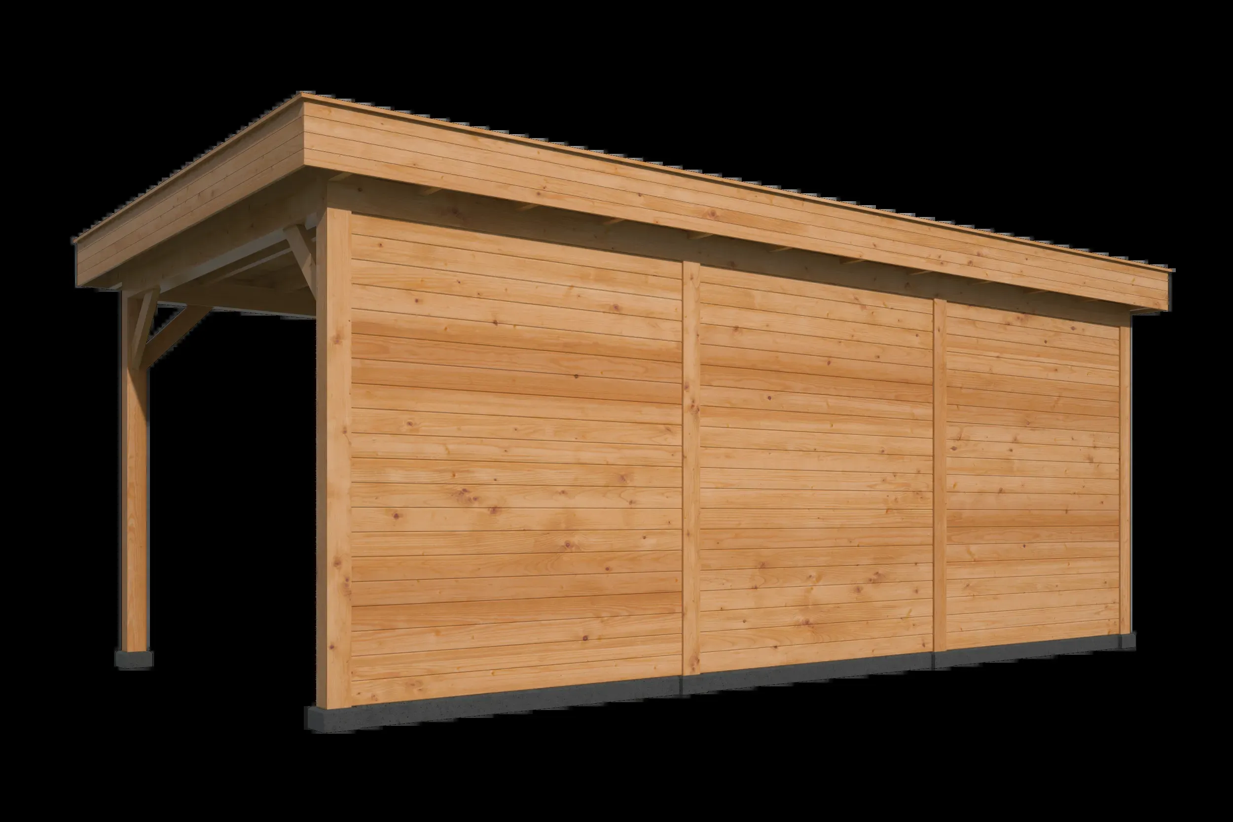 Oslo L type 6 douglas gedroogd potdekselplank 682 x 371 x 272 cm - Afbeelding 3