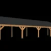 Bergen XL Type 9 Douglas Gedroogd Potdekselplank 1295 x 418 x 326 cm - Afbeelding 3