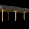 Hamar XL Type 5 Douglas Gedroogd Potdekselplank 990 x 445 x 350 cm - Afbeelding 2