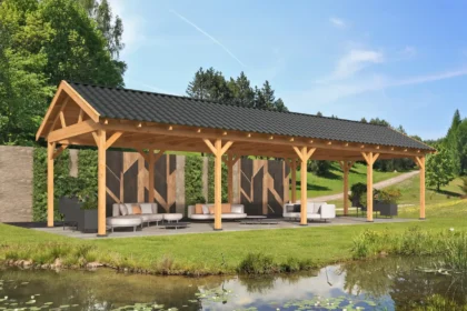 Hamar XL Type 9 Douglas Gedroogd Potdekselplank 1300 x 445 x 350 cm