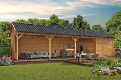 Hamar XL Type 10 Douglas Gedroogd Potdekselplank 1300 x 445 x 350 cm