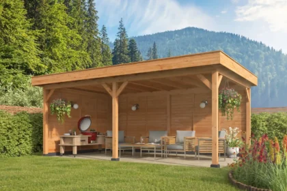 Oslo XL type 2 douglas gedroogd potdekselplank 670 x 430 x 272 cm