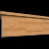 Oslo XL type 6 douglas gedroogd potdekselplank 980 x 430 x 272 cm - Afbeelding 3