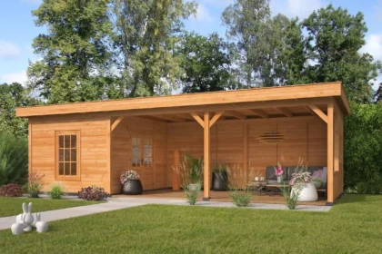 Oslo XL type 8 douglas gedroogd potdekselplank 980 x 430 x 272 cm