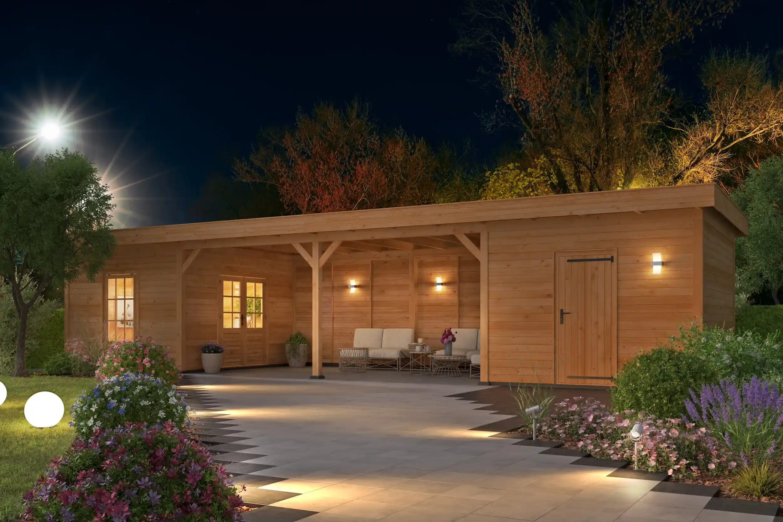 Oslo XL type 12 douglas gedroogd potdekselplank 1292 x 430 x 272 cm