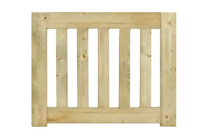 Tuinhekdeur grenen groen geïmpregneerd Modern de Luxe 4 x 100 x 60 cm