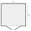 DHZ berging Almelo 300 x 300 cm incl. dubbele deur, horizontale wanden - Afbeelding 2