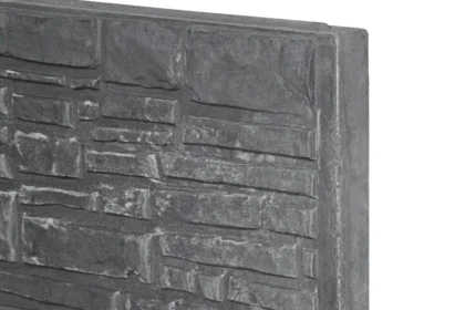 Berton©-motiefplaat antraciet Rustico 3.5 x 184 cm