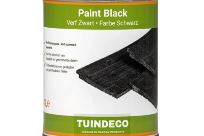 Verf voor het afwerken van gezaagde delen Zwart | 1 liter