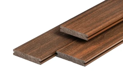 PuraShield composiet vlonderplank clipsysteem, massief, Ipe, 2.3 x 13.8 cm