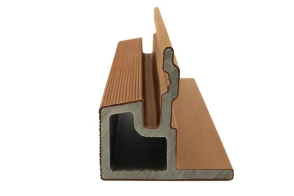 PuraTech composiet eindprofiel, Teak, 5.8 x 5.8 x 290 cm