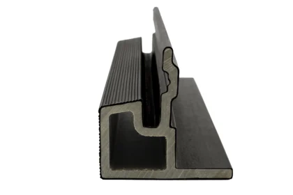 PuraTech composiet eindprofiel, Ebony Black, 5.8 x 5.8 x 290 cm